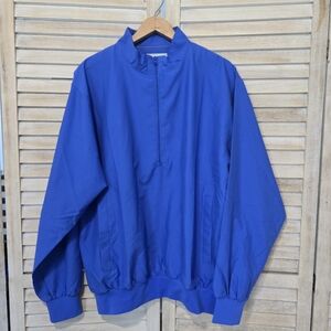 Donald Ross Golf Men’s Quarter-Zip Pullover Windbreaker Blue Medium